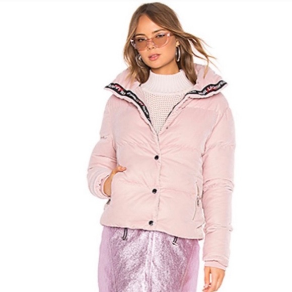 Karl Lagerfeld Jackets & Blazers - Karl Lagerfeld X Kaia Gerber velvet down coat EU34